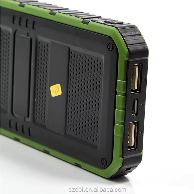 Outdoor Solar Portable Power Bank For Camping 30000 MAH