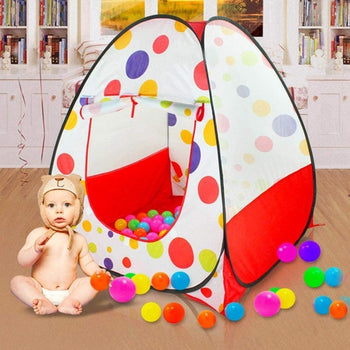 Kids Tent With 50 Colorful Balls